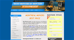 Desktop Screenshot of montrealeasymoving.com